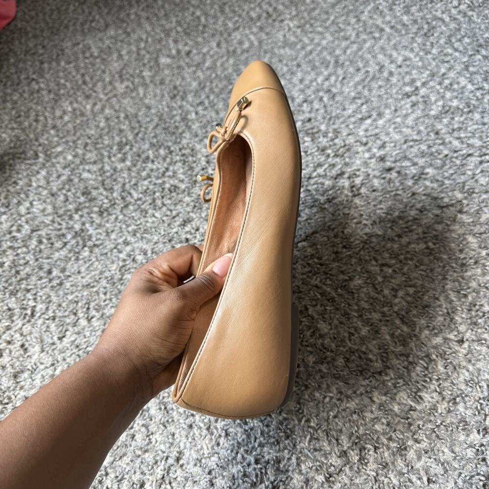 Vionic Klara Camel Brown Flats Size 10 Leather Bo… - image 6